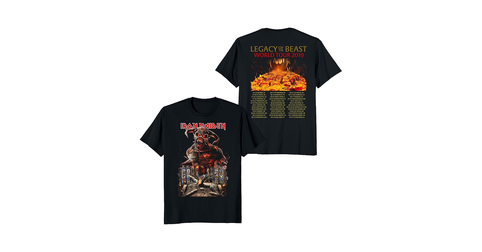 Iron Maiden Legacy of The Beast World Tour 2019 Beast in